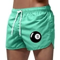 thumbnail image 4 of Kcolen Mens Swim Trunks 9 Inch Lined Gradient Beach Shorts Light Upf Rash Guard Shorts for Men Men's Swim Trunks Summer Beach Athletic Fit Swimming Shorts for Men, 4 of 6