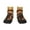 1 Black, variant on Western Cowboy Guinea Pig Pattern Quarter Crew Socks,Toe Seamed Ankle Socks,Cotton Cushioned Breathable Athletic Crew Sports Socks