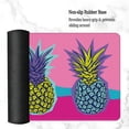 thumbnail image 4 of Gaming Mouse Pad,Desk Mat Extended Large Bright Tropical Pineapples Mouse Pad Mat with Non-Slip Base Stitched Edges Mousepad for Computer,Office,Keyboard and Laptop 31.5''''×15.7''''×0.12'''', 4 of 5