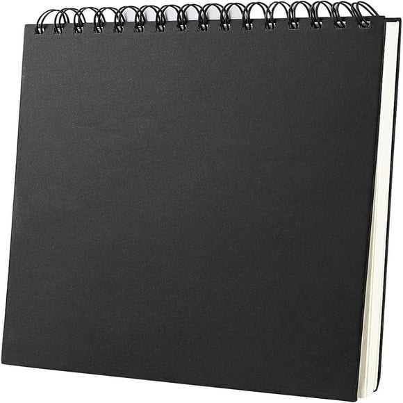 Cahiers de Composition, Carnet de Croquis Tyeign Papier Épais 160 G/m2 Carnet de Croquis Relié pour Enfants Artistes et 60 Feuilles/120 Pages Carnet de Journal Cahiers à Lignes Larges Cahier à Lignes de Collège Cahier de Travail Noir