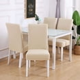 thumbnail image 1 of Slipcover for Dining Room Chair Set of 4 Spandex Stretch Chair Covers for Kitchen Washable for Hotel Banquet & Ceremony, Dining Chair Seat Covers Suitable for Square Back, 1 of 7