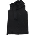 thumbnail image 1 of Alfani Womens Solid Tunic Blouse, black, L, 1 of 2