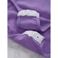 thumbnail image 6 of ranrann Children Girls Leotards Sleeveless Sheer Mesh Ballet Dance Ice Skating Bodysuit Gymnastic Purple 130, 6 of 7