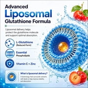 Neurobion Detox Liposomal Glutathione Liquid Essential Phospholipids Supplement Antioxidants Immune System 10 Vials