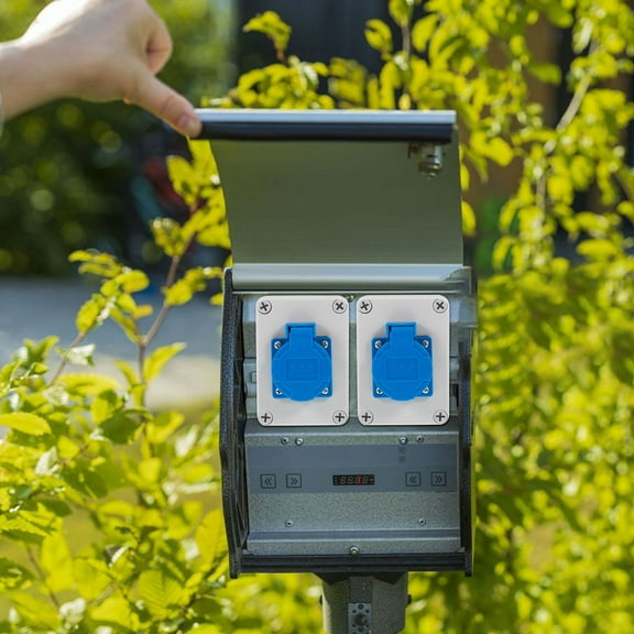 PBPBOX Single Gang Electrical Box Outdoor Use Waterproof Junction Box Multi ABS for Home Improvement 1Pack