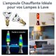 thumbnail image 4 of Lava Lamp 25W E14 R39 Warm White Reflector Light Bulb SES Small Edison Screw Incandescent Spotlight Bulb (Pack of 4), 4 of 5