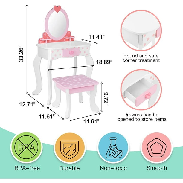 Dressing table for 2024 4 year old
