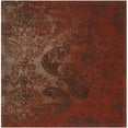 thumbnail image 6 of SAFAVIEH Classic Vintage Parker Paisley Overdyed Cotton Area Rug, Rust/Brown, 5' x 8', 6 of 9
