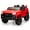Red, variant on Sakiyr 24V Chevrolet Silverado 2-Seater Kids Ride-On Truck with Remote Control, 4-Spring Suspension, LED Lights, MP3 Player, Bluetooth, and Storage - Electric Vehicle for Ages 3-8, Gray