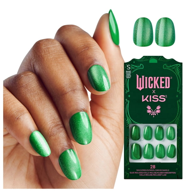 Presiona Nails KISS WICKED X KISS «¡¿Eres verde?!» Verde