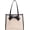 Leather-black White, variant on Ladies Handbag Cute Stripe Medium Work Bag Elegant Daily Shoulder Bag with Bowknot