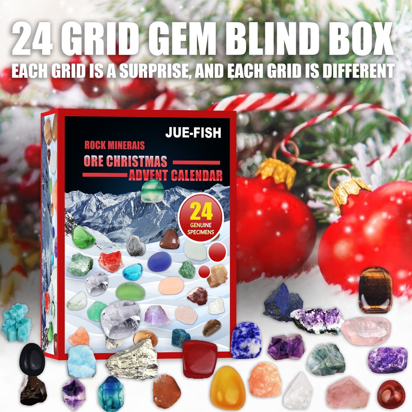 2022 Christmas Advent Calendar Crystal Advent Calendar Box Ore Minerals 