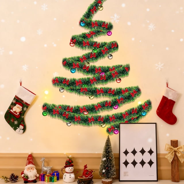 LSLJS Décorations de Fête de Noël, Cheminées Décoratives, Arbres de Noël