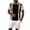 D259/Black, variant on Afdoent Polo Shirts For Men Color Block Zip Short Sleeve Polo Shirt Casual Knit Breathable Activewear Tennis Sportswear Loose Fit
