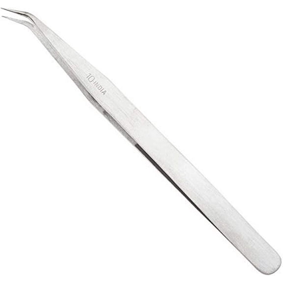 The Beadsmith XTL-4001 Bent Fine Point Tweezers Bead and Pearl Knotting