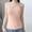 Pink, variant on YHAJDS Short Sleeve Tops Solid Color Ribbed Texture Adjustable Strap Camisole Sleepwear Innerwear