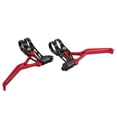 thumbnail image 4 of Ymiko Bike Brake Lever, Black Silver/Black Red/All Black Aluminium Alloy Brake Lever, Mountain Bike Brake Handlebar For Cycling Riding Most Bike Models, 4 of 8