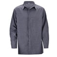 thumbnail image 2 of PEASKJP Mens Dress Shirt Men's Casual Long Sleeve Button Down Shirt Work Fashion Shirts (Grey,M), 2 of 5