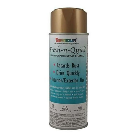 Seymour SM11-5 Fresh-N-Quick Spray Paint, Gold