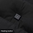 thumbnail image 5 of Pxiakgy Winter Loose Lightweight Hooded Heated Vest Mens And Womens Heating Clothes Lightweight USB Heated Vest Jacket 3 Heating Level 9 Adjustable Heating Area For Hiking (battery Pack Black + XXL, 5 of 9