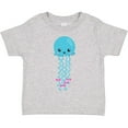 thumbnail image 3 of Inktastic Cute Jellyfish, Little Jellyfish, Blue Jellyfish Girls Toddler T-Shirt, 3 of 5