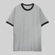 thumbnail image 1 of pstuiky camiseta de hombre, Camisa de verano para hombre, holgada, a la moda, informal, con contraste de colores, cuello redondo y mangas cortas. camisas casuales para hombre m, 1 of 6