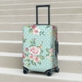 thumbnail image 6 of Pofeuu Vintage Floral Print Luggage Suitcase Cover Protector Luggage Washable Covers Aesthetic for 18/24/28/32 inch Luggage（No luggage included）-X-Large, 6 of 7