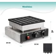 thumbnail image 4 of MAQUINA MINI HOTCAKES SHTMWAF ELECTRICA INDUSTRIAL 25 PZS gris 1, 4 of 6