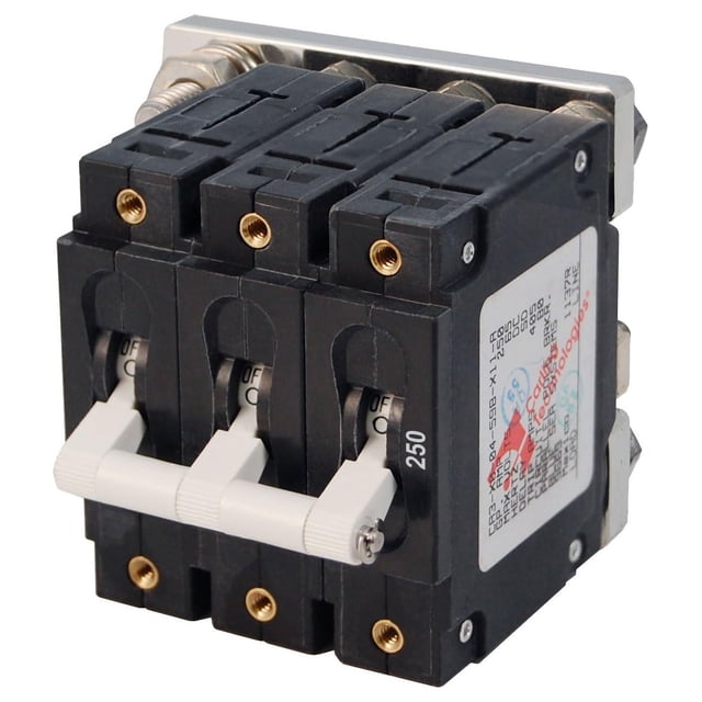 Interruptor automático Blue Sea Systems serie C, 250 A, 65 V DC