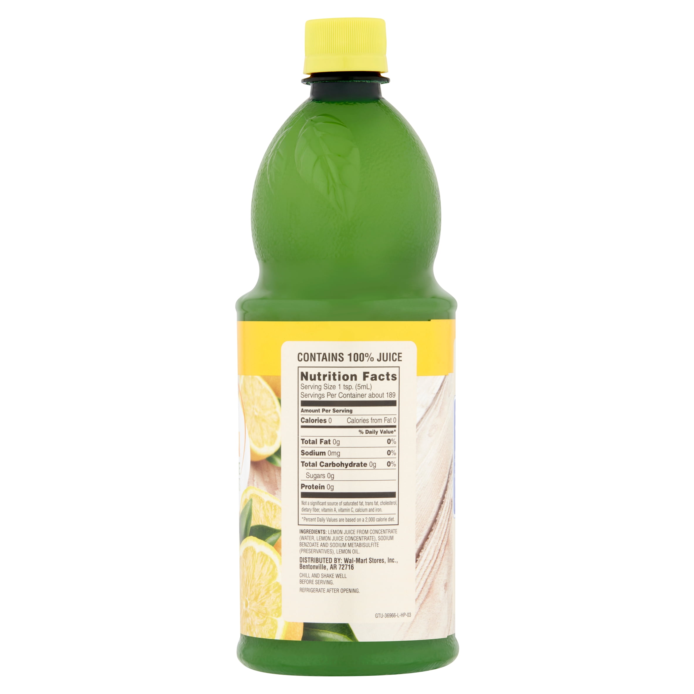 Vitamin C In Lemon Juice From Concentrate