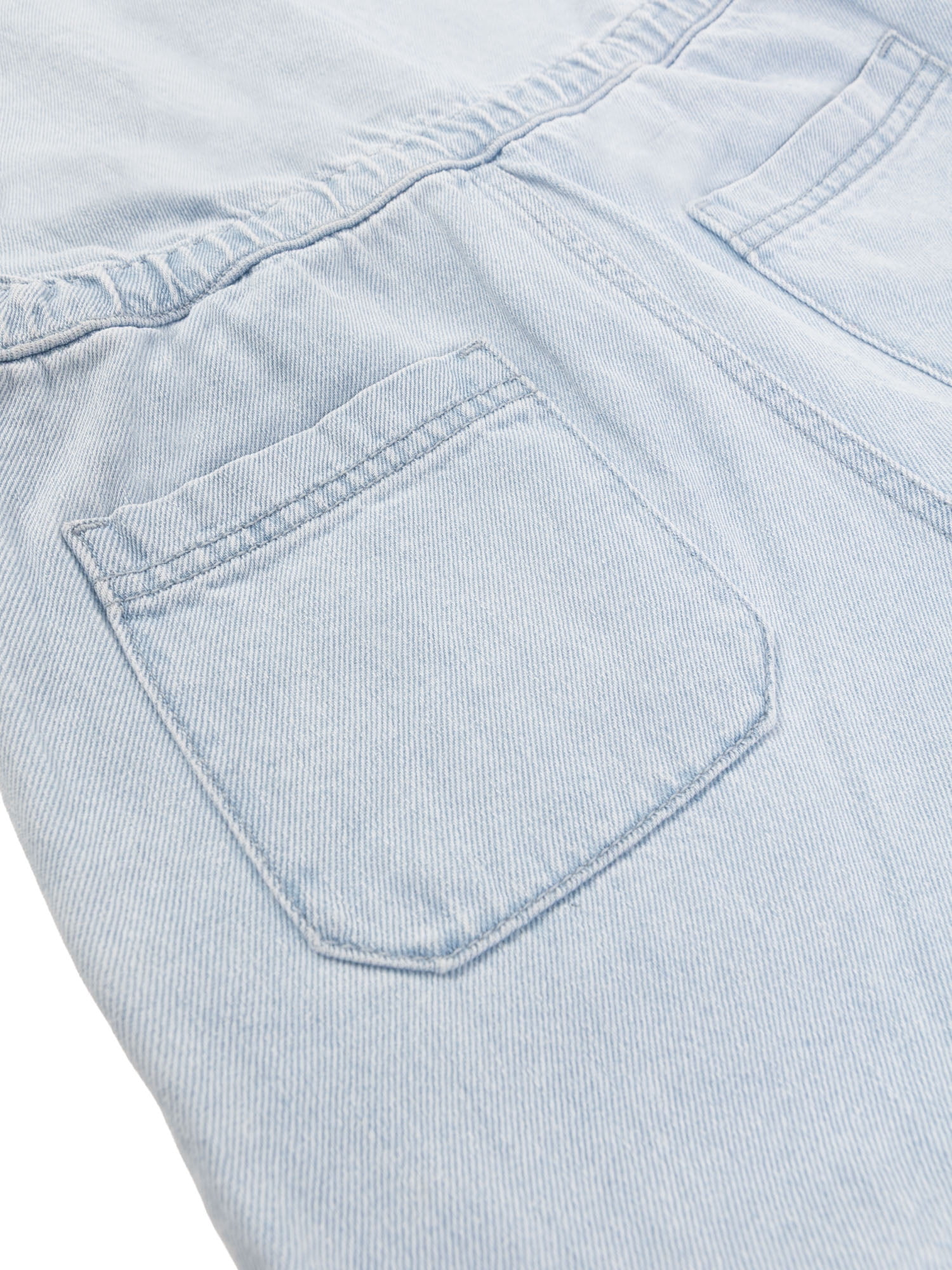 Wonder Nation Girls Denim Romper, Sizes 4-18