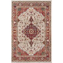 Momeni  Lenox Traditional Medallion Area Rug 7'6" x 9'6" 8' x 10' Indoor Rectangle Traditional