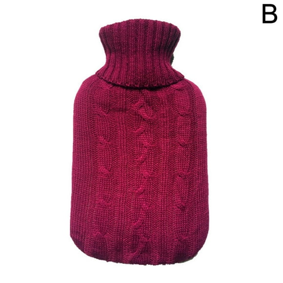 2000ml Large Knitted Hot Water Bag Bottle Cover Case Keeping Warm Col 5Q8K V2H7