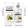 thumbnail image 3 of Hair Shampoo, Organic Shampoo, Best Shampoo And Conditioner, Rice Infused Shampoo: Deep Cleanse Scalp Massage Hydration Smoothness & Nourishment 100ML Makeup Organizers, 3 of 9