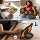 thumbnail image 5 of Funda Resistente a Golpes para Samsung Galaxy Tab A11+, Silicona Anti-caída + Funda Protectora de Capa de PC con Asa Cuadrada Giratoria de 360° y Correa para el Hombro, Naranja, para Galaxy Tab A11+, 5 of 8
