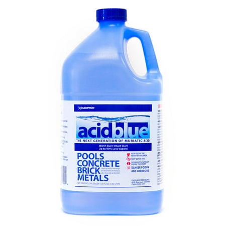 Champion Packaging & Distribution 1016144 1 gal AcidBlue Muriatic Acid