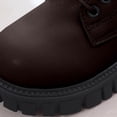 thumbnail image 5 of CYRBOKO Ankle Boots for Girls, Fall Winter Side Zip Lace Up Non-slip Girls Riding Boots Brown Size 11 (Little Kids), 5 of 7