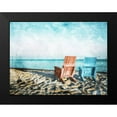 thumbnail image 2 of Villa, Mlli 14x12 Black Modern Framed Museum Art Print Titled - Relaxing At The Beach, 2 of 5