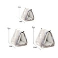 thumbnail image 6 of Pebbuoy Hamster Cage Winter Thickened Bed Super Soft Windproof Washable Semi-enclosed Squirrel Mini Hedgehog Plush Nest, 6 of 8