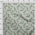 thumbnail image 3 of oneOone Polyester Lycra Green Fabric Leaves Dress Material Fabric Print Fabric By The Yard 56 Inch Wide, 3 of 6