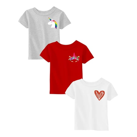 

Awkward Styles 18 Month Baby Girl Clothes 18M Shirt Six Months Baby Shirts 18M Baby Girl Shirt 18M Baby Outfits Unicorn Heart Pack of 3