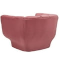 thumbnail image 4 of Tufted Armchair Accent Chair, Set of 2, Velvet, Pink, Modern Contemporary Urban Design, Living Lounge Room Hotel Lobby Hospitality, 4 of 4