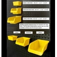 thumbnail image 3 of WallPeg Pegboard Bins - Peg Board Storage Bins 5" and 7" Heavy Duty Bins, 3 of 8