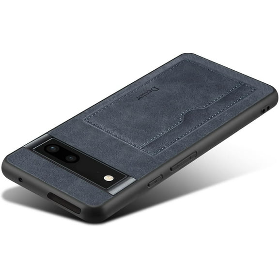 for Google Pixel 7 2022 Case, Slim PU Leather Wallet Case Credit Card Slot Holder Lightweight Protective Case with Kickstand for Google Pixel 7 2022 (Gray)