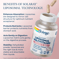 thumbnail image 5 of Solaray Liposomal Multivitamin for Women 50 Plus, Enhanced Absorption with Iron, Vitamin D, Vitamin C, B12, Biotin & More, Immune Support & Bone Health, Vegan, 30 Servings, 60 VegCaps, 5 of 6