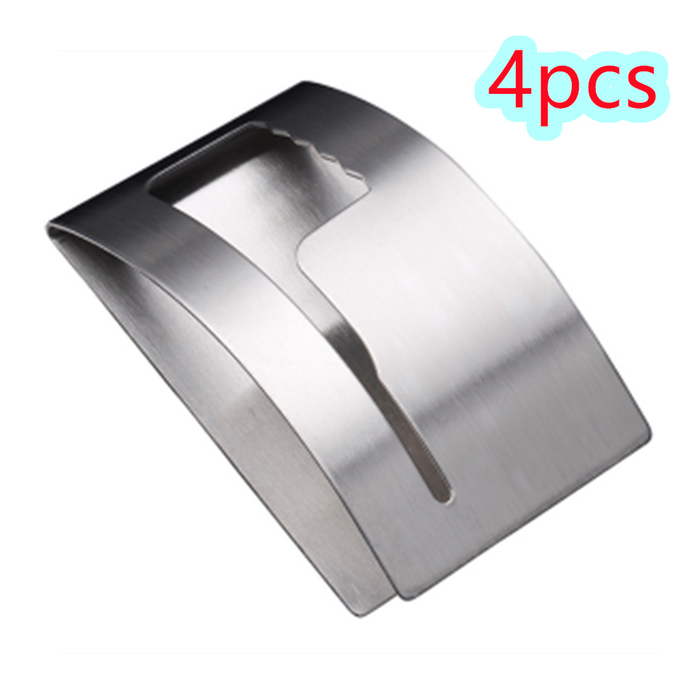 4Pcs Self Adhesive Towel Hook Holder Grab, Stainless Steel Kitchen Dish
