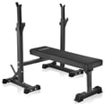 thumbnail image 6 of Primy Adjustable Bench Press, Foldable Olympic Weight Bench with Squat Rack Workout Bench Barbell Rack Stand Strength Training Home Gym Multi-Function for Small Apartments, 6 of 7