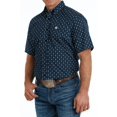 thumbnail image 2 of Cinch Navy Blue Geometric Print - Mens Shirt  - Mtw1111443, 2 of 4