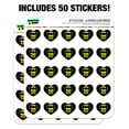 thumbnail image 3 of Batman Bat Kid Shield Logo Heart Shaped Planner Calendar Scrapbook Craft Stickers, 3 of 6