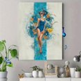 thumbnail image 4 of Vintage Swimmer Canvas Print, Perfect for Living Room Bedroom Bathroom Home Office Kitchen, 4 of 8